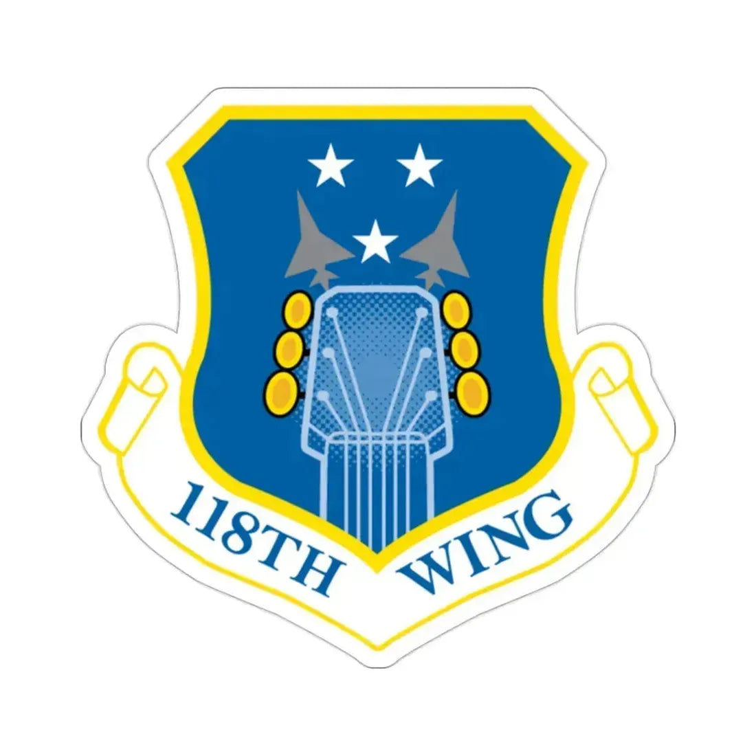 118th Wing ANG (U.S. Air Force) STICKER Vinyl Die-Cut Decal 2 Inch - The Sticker Space