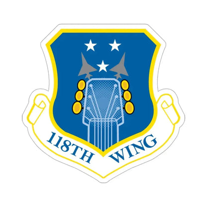 118th Wing ANG (U.S. Air Force) STICKER Vinyl Die-Cut Decal 3 Inch - The Sticker Space