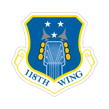 118th Wing ANG (U.S. Air Force) STICKER Vinyl Die-Cut Decal 4 Inch - The Sticker Space