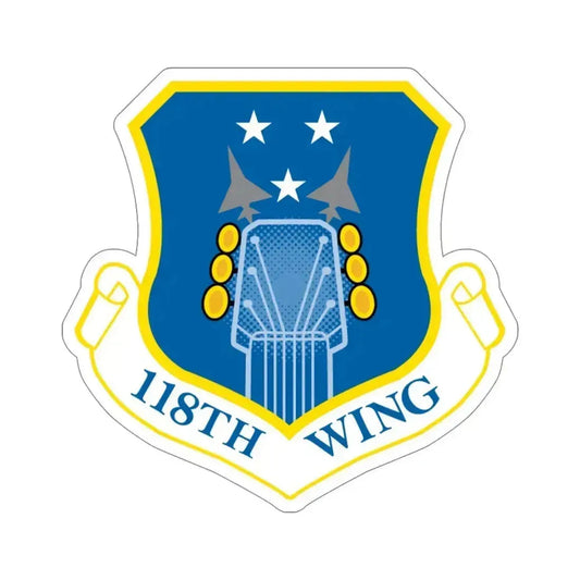 118th Wing ANG (U.S. Air Force) STICKER Vinyl Die-Cut Decal 6 Inch - The Sticker Space