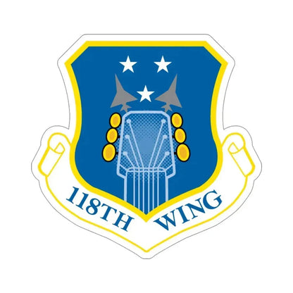 118th Wing ANG (U.S. Air Force) STICKER Vinyl Die-Cut Decal 6 Inch - The Sticker Space