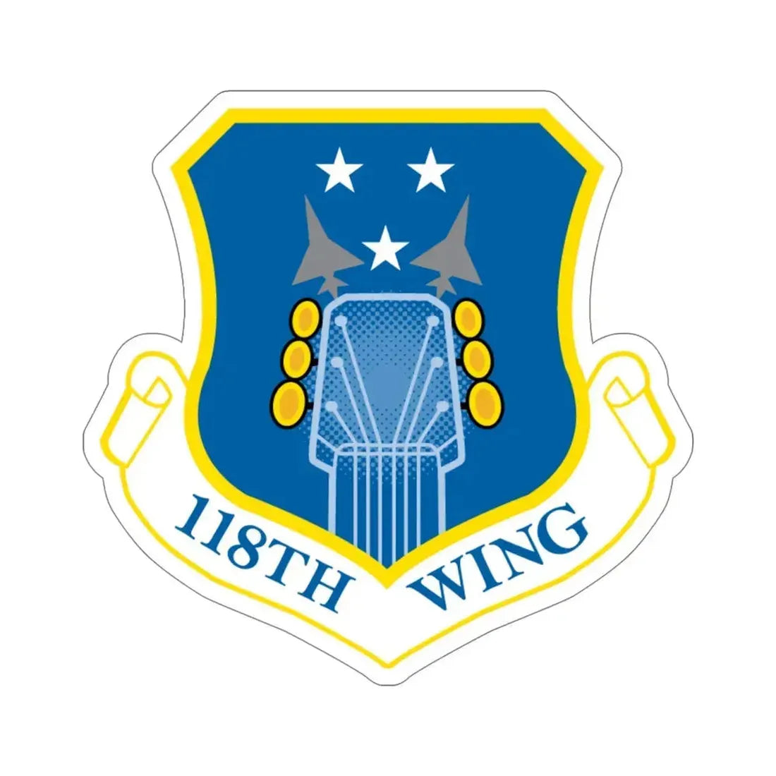 118th Wing ANG (U.S. Air Force) STICKER Vinyl Die-Cut Decal - The Sticker Space
