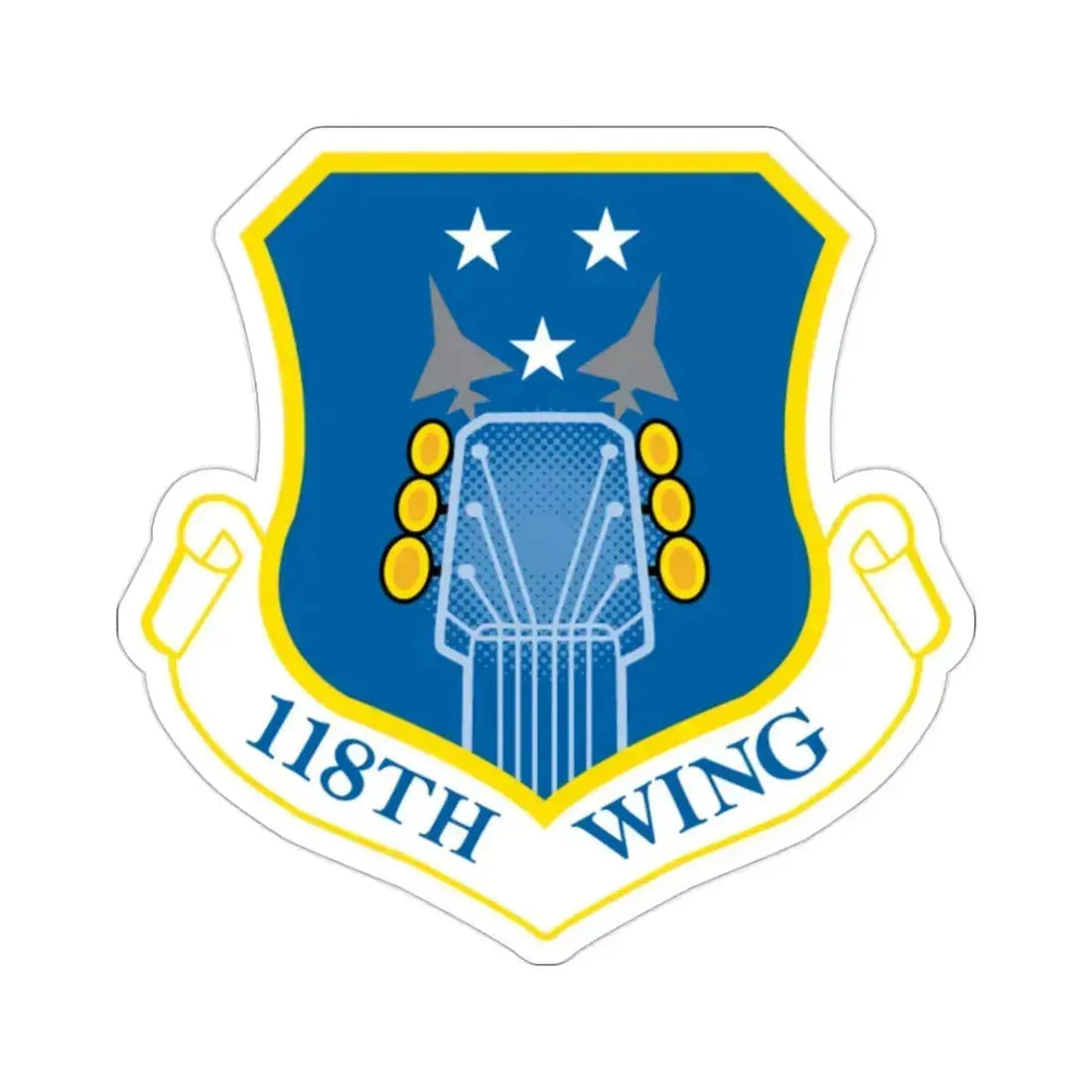118th Wing ANG (U.S. Air Force) STICKER Vinyl Die-Cut Decal - The Sticker Space