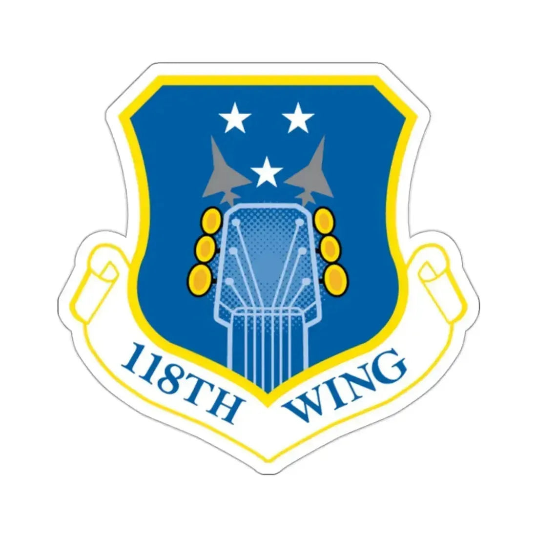 118th Wing ANG (U.S. Air Force) STICKER Vinyl Kiss-Cut Decal - The Sticker Space