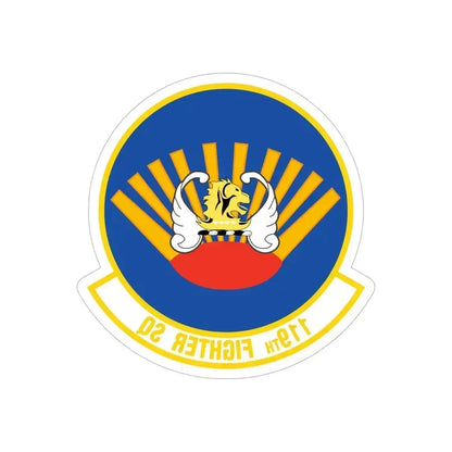 119 Fighter Squadron (U.S. Air Force) REVERSE PRINT Transparent Die-Cut STICKER 6 Inch Die-Cut Transparent - The Sticker Space