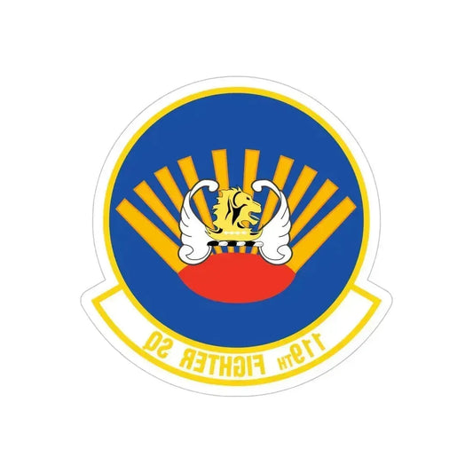 119 Fighter Squadron (U.S. Air Force) REVERSE PRINT Transparent Die-Cut STICKER 6 Inch Die-Cut Transparent - The Sticker Space