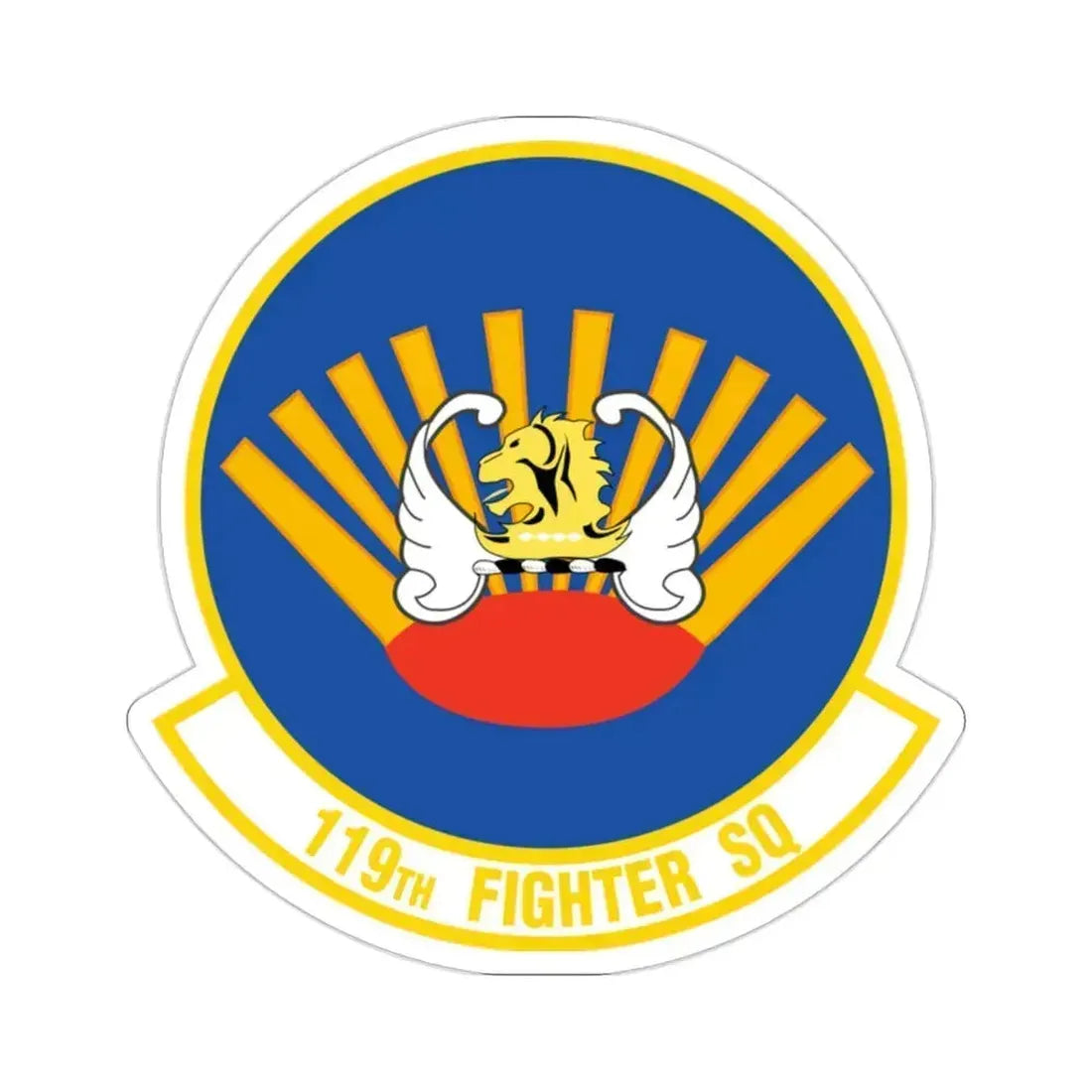 119 Fighter Squadron (U.S. Air Force) STICKER Vinyl Die-Cut Decal 2 Inch - The Sticker Space