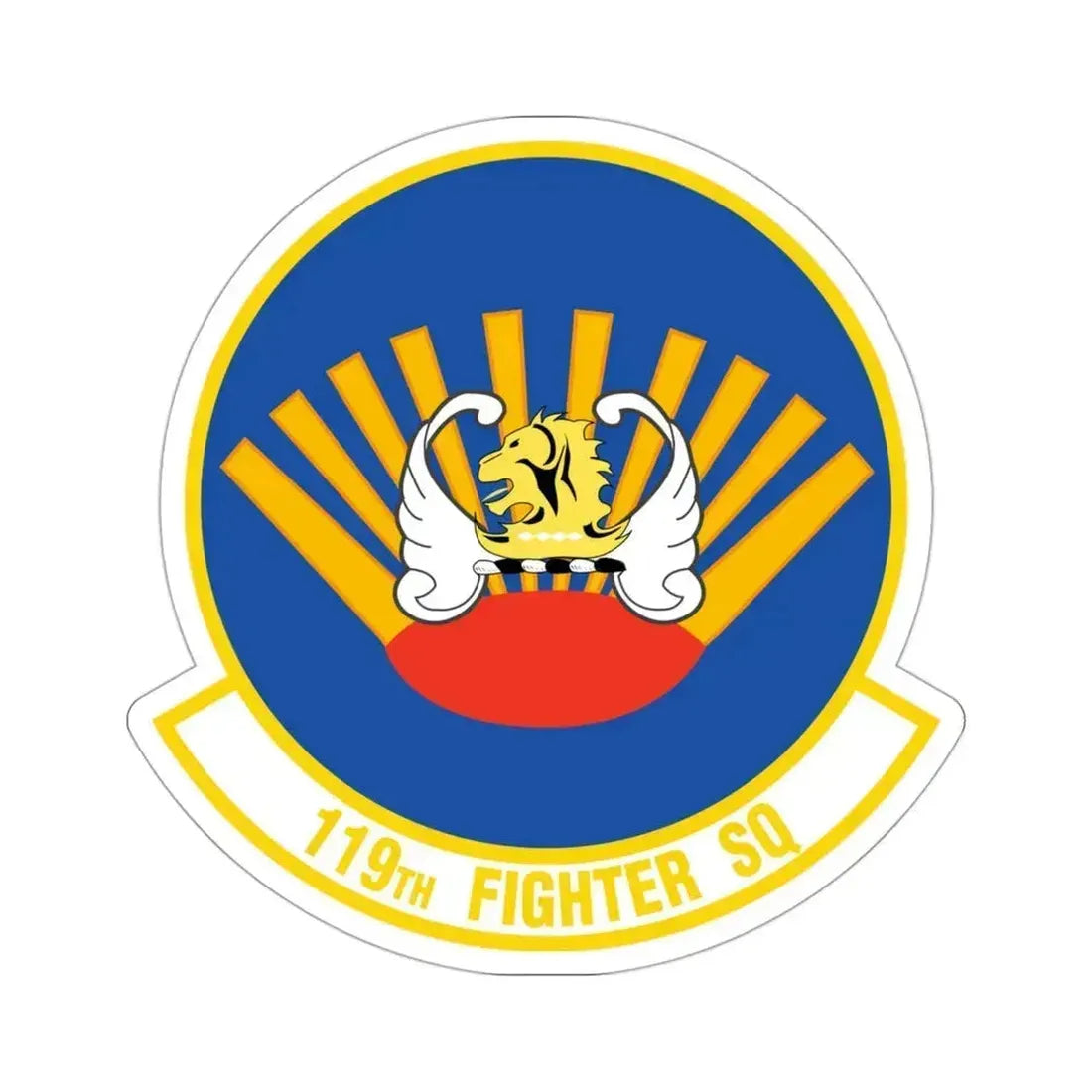 119 Fighter Squadron (U.S. Air Force) STICKER Vinyl Die-Cut Decal 3 Inch - The Sticker Space