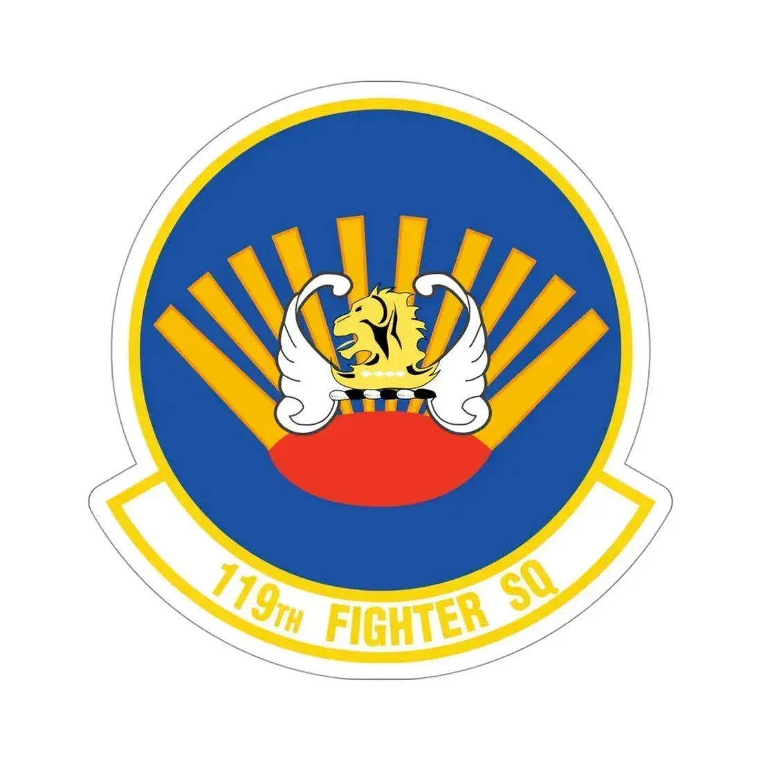 119 Fighter Squadron (U.S. Air Force) STICKER Vinyl Die-Cut Decal 4 Inch - The Sticker Space
