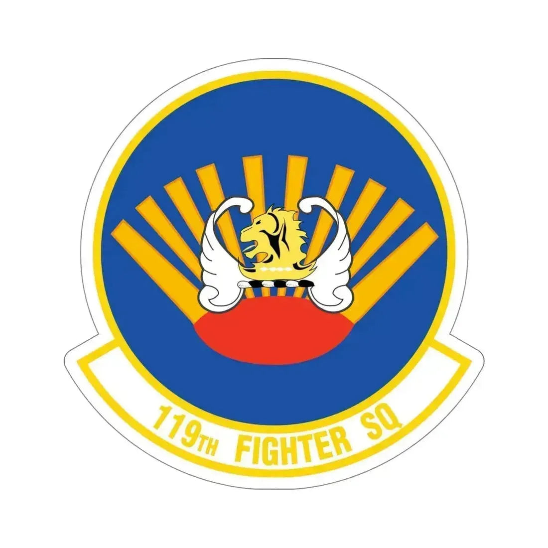 119 Fighter Squadron (U.S. Air Force) STICKER Vinyl Die-Cut Decal 5 Inch - The Sticker Space