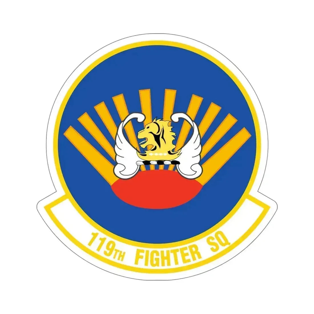 119 Fighter Squadron (U.S. Air Force) STICKER Vinyl Die-Cut Decal 6 Inch - The Sticker Space