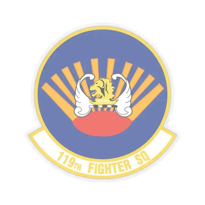 119 Fighter Squadron (U.S. Air Force) STICKER Vinyl Kiss-Cut Decal 3 Inch Transparent - The Sticker Space