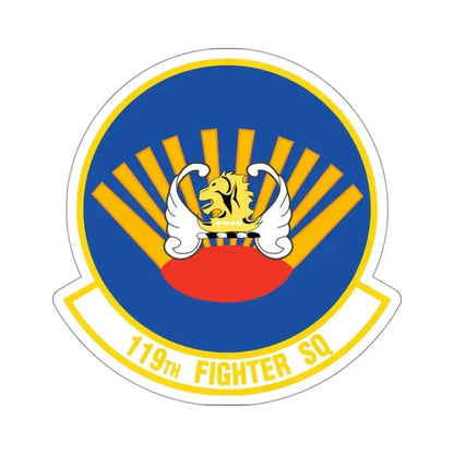 119 Fighter Squadron (U.S. Air Force) STICKER Vinyl Kiss-Cut Decal 3 Inch White - The Sticker Space