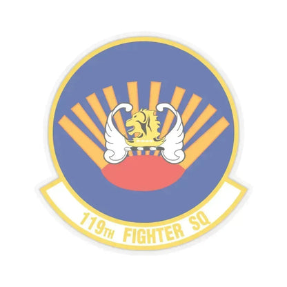 119 Fighter Squadron (U.S. Air Force) STICKER Vinyl Kiss-Cut Decal 6 Inch Transparent - The Sticker Space