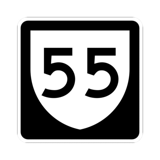 PR urban primary 55 (Puerto Rico) (Road Sign) STICKER Vinyl Kiss-Cut Decal