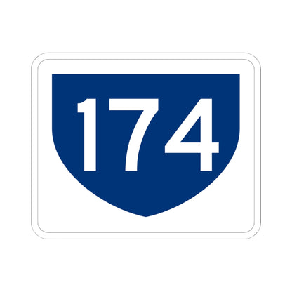 PR primary 174 (Puerto Rico) (Road Sign) STICKER Vinyl Kiss-Cut Decal