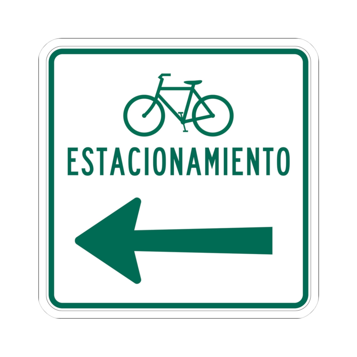 MUTCD-PR D4-3IDELETTT (Puerto Rico) (Road Sign) STICKER Vinyl Kiss-Cut Decal