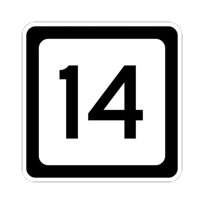 WV-14 (Virginia) (Road Sign) STICKER Vinyl Kiss-Cut Decal