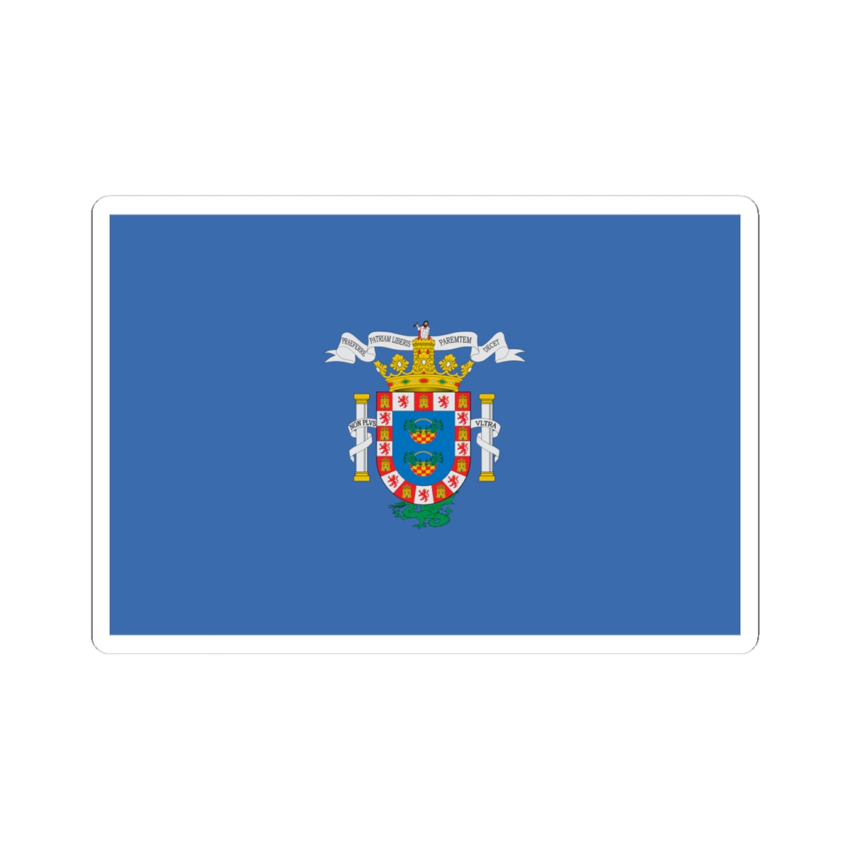 Flag Melilla (Spain) STICKER Vinyl Kiss-Cut Decal