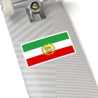 Post-constitutional Revolution War Flag of Persia (Iran) STICKER Vinyl Kiss-Cut Decal