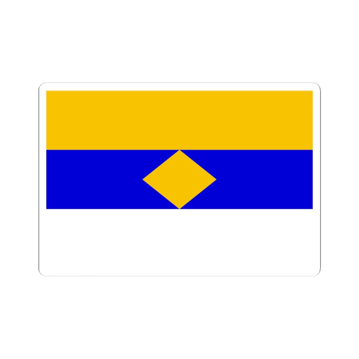 Flag of Ryajsky rayon Ryazan oblast (Russia) STICKER Vinyl Kiss-Cut Decal