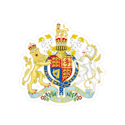 Coat of arms of the United Kingdom (1901-1952) - STICKER Vinyl Kiss-Cut Decal