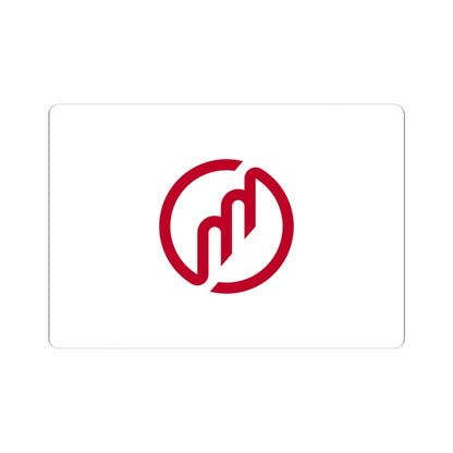 Flag of Miyazu Kyoto (Japan) STICKER Vinyl Kiss-Cut Decal