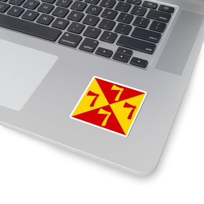 Slokhyni flag (Ukraine) STICKER Vinyl Kiss-Cut Decal