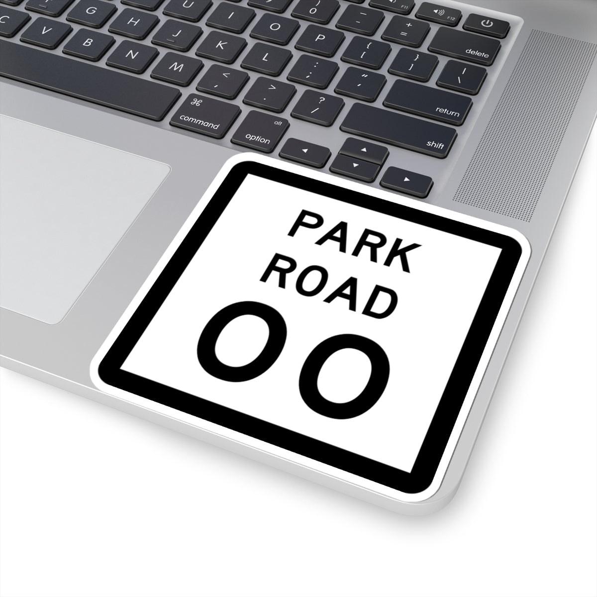 Texas Park Road 00 template (Texas) (Road Sign) STICKER Vinyl Kiss-Cut Decal