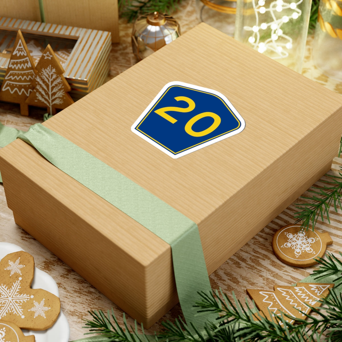 PR secondary 20 (Puerto Rico) (Road Sign) STICKER Vinyl Kiss-Cut Decal