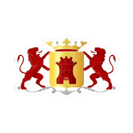Aardenburg wapen groot (Netherlands) (Coat of Arms) STICKER Vinyl Kiss-Cut Decal
