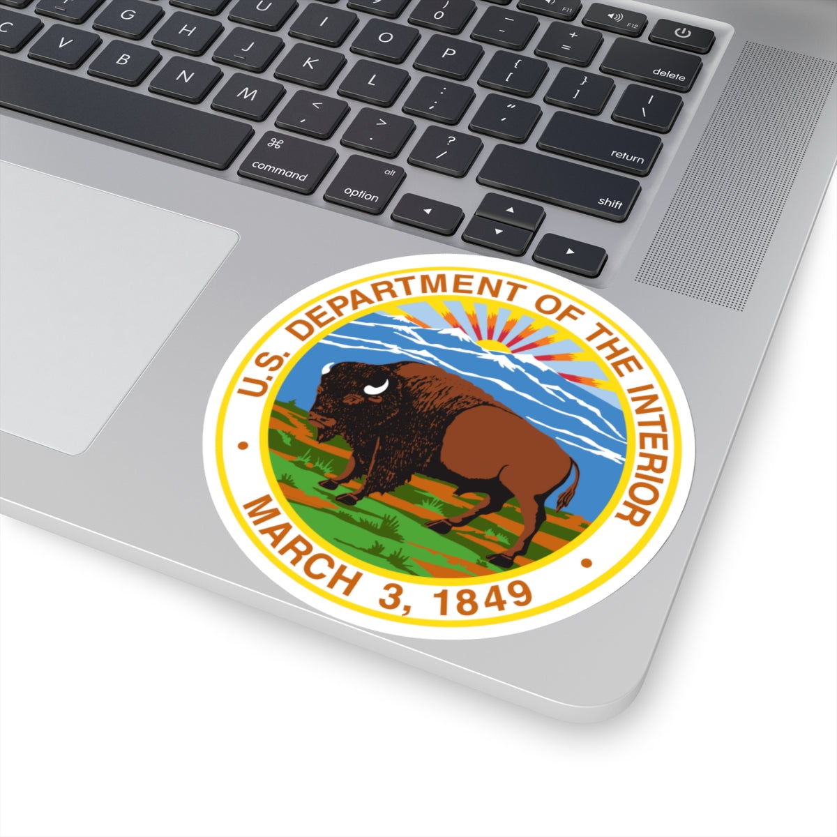 Seal of the United States Department of the Interior - STICKER Vinyl Kiss-Cut Decal