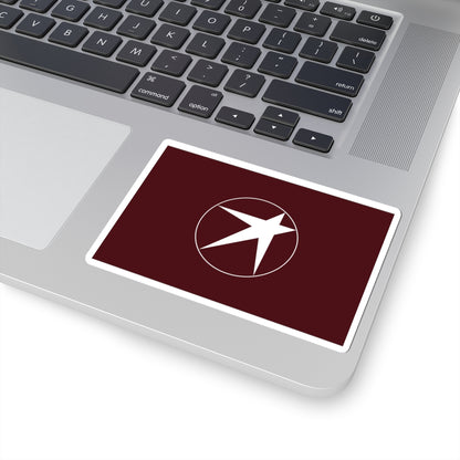 Flag of Omi Nagano (Japan) STICKER Vinyl Kiss-Cut Decal