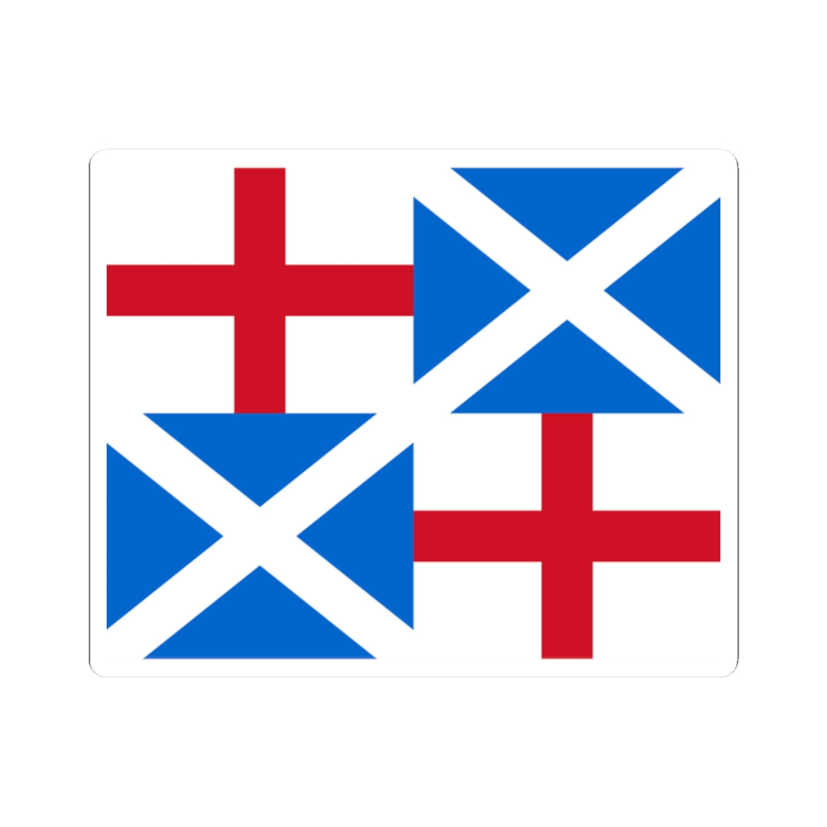 Flag of The Commonwealth (England) STICKER Vinyl Kiss-Cut Decal