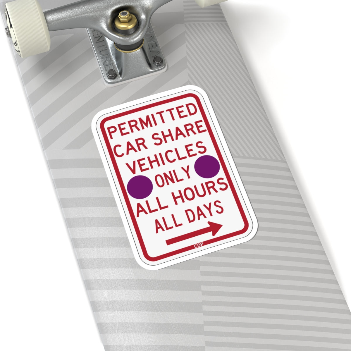 PBOT Road sign P4500R-P (Oregon) (Road Sign) STICKER Vinyl Kiss-Cut Decal