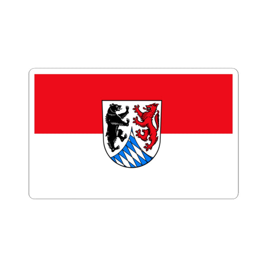 Flag of Freyung Grafenau Germany - STICKER Vinyl Kiss-Cut Decal