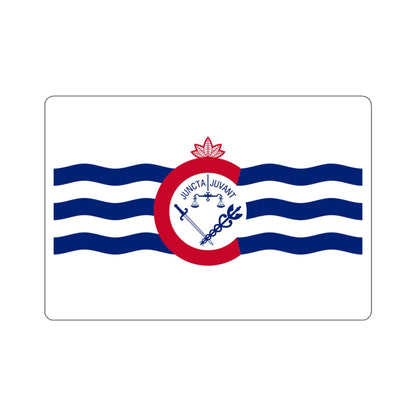 Flag of Cincinnati, Ohio - STICKER Vinyl Kiss-Cut Decal