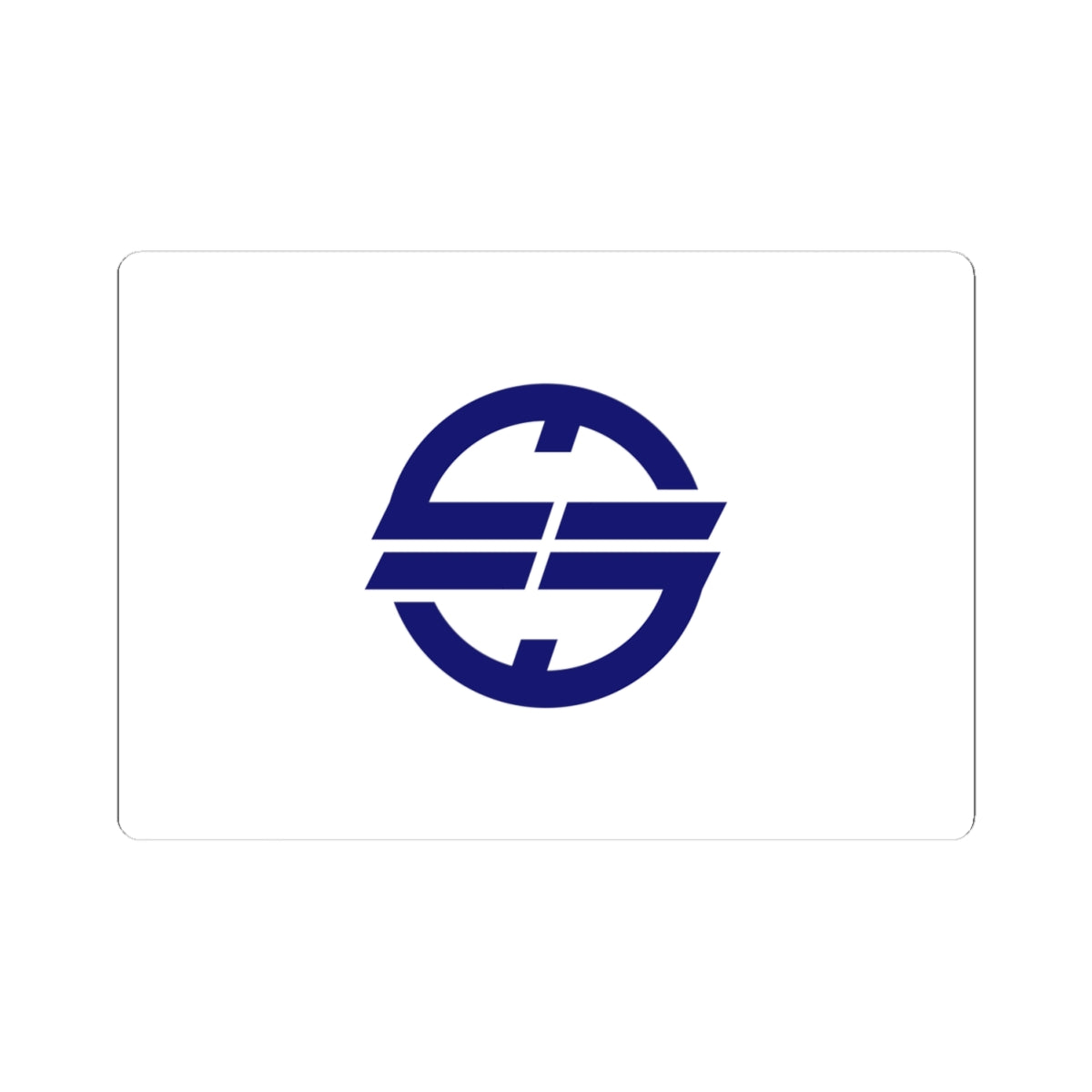 Flag of Ranzan Saitama (Japan) STICKER Vinyl Kiss-Cut Decal