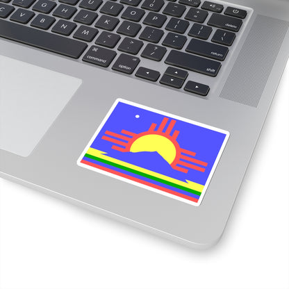 Flag of Roswell, New Mexico - STICKER Vinyl Kiss-Cut Decal