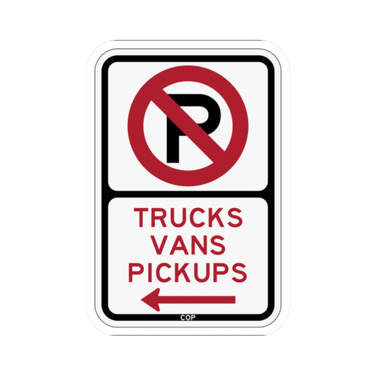PBOT Road sign P1955L (Oregon) (Road Sign) STICKER Vinyl Kiss-Cut Decal