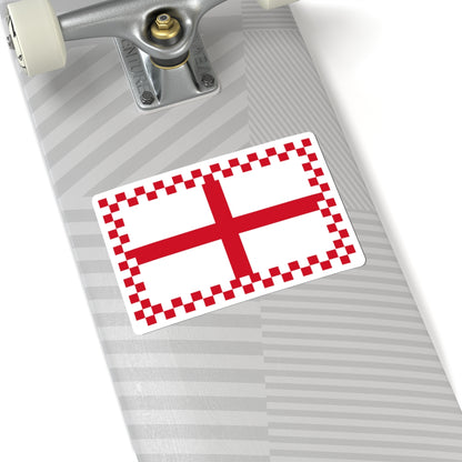Royal African Company Flag (England) STICKER Vinyl Kiss-Cut Decal