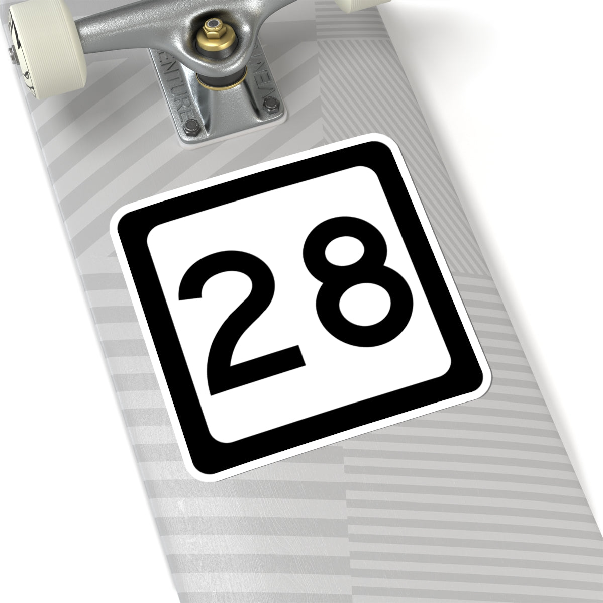 WV-28 (Virginia) (Road Sign) STICKER Vinyl Kiss-Cut Decal