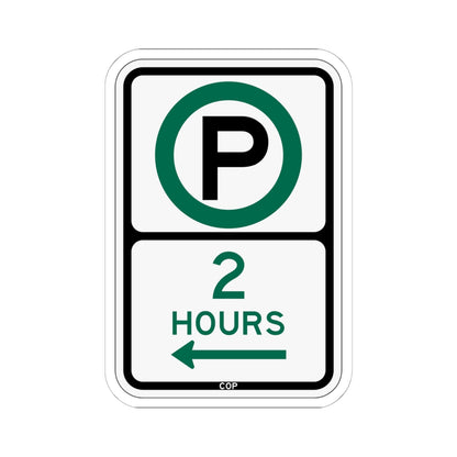 PBOT Road sign P3800L (Oregon) (Road Sign) STICKER Vinyl Kiss-Cut Decal