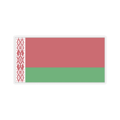 Flag of Belarus WFB 2004 (Belarus) STICKER Vinyl Kiss-Cut Decal