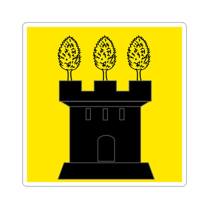 CHE Laupen ZH Flag (Switzerland) STICKER Vinyl Kiss-Cut Decal