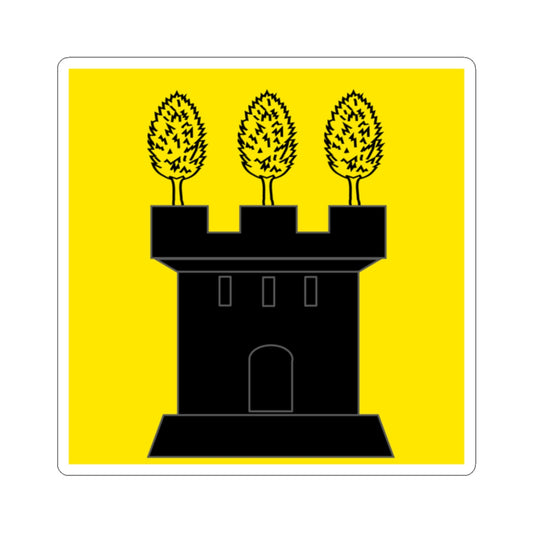 CHE Laupen ZH Flag (Switzerland) STICKER Vinyl Kiss-Cut Decal