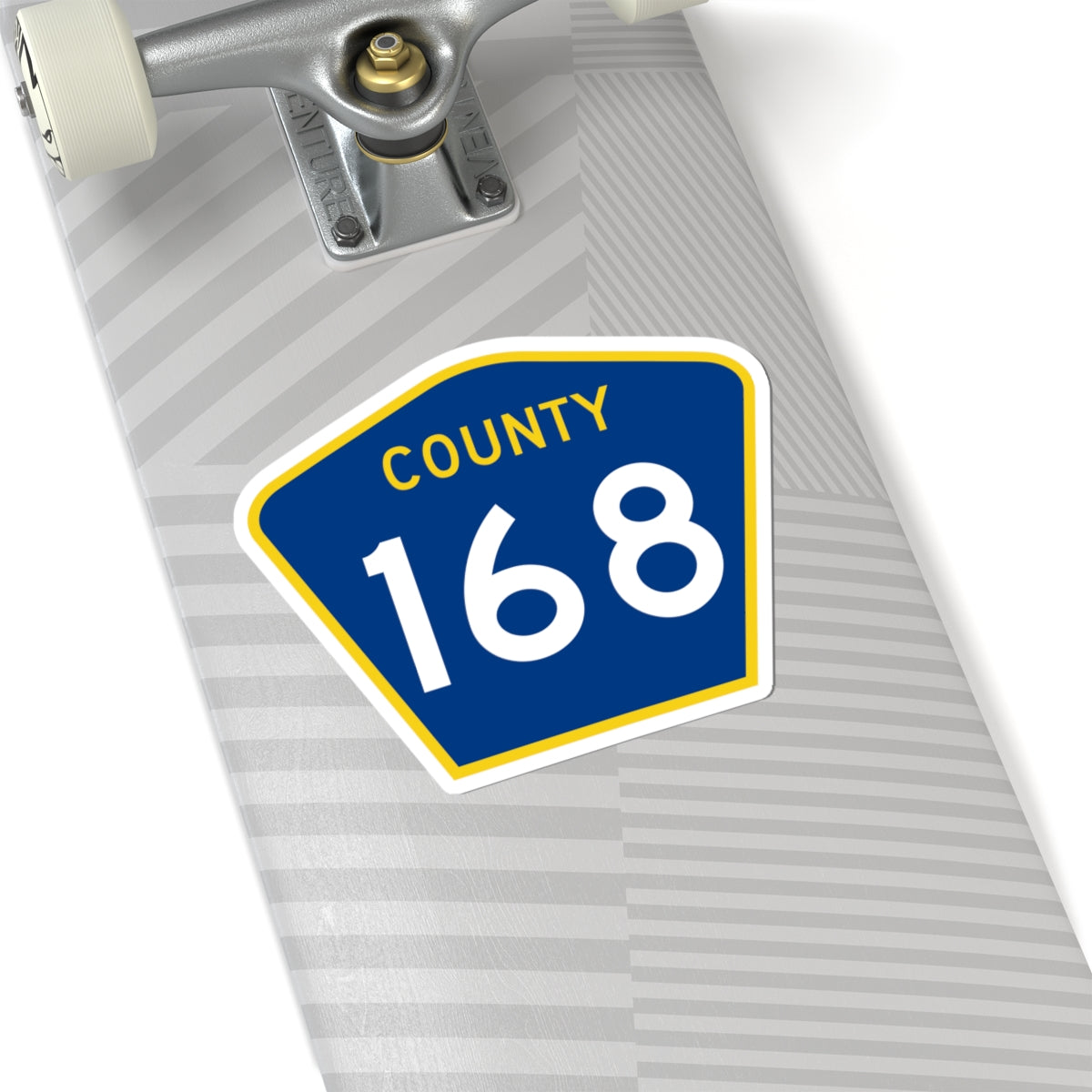 County 168 MN (Minnesota) (Road Sign) STICKER Vinyl Kiss-Cut Decal