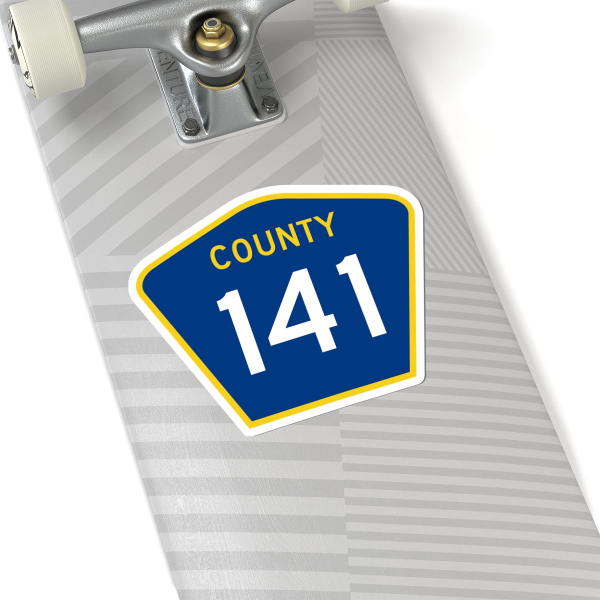 County 141 MN (Minnesota) (Road Sign) STICKER Vinyl Kiss-Cut Decal