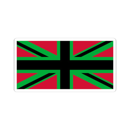 African Britain Flag (United Kingdom) STICKER Vinyl Kiss-Cut Decal