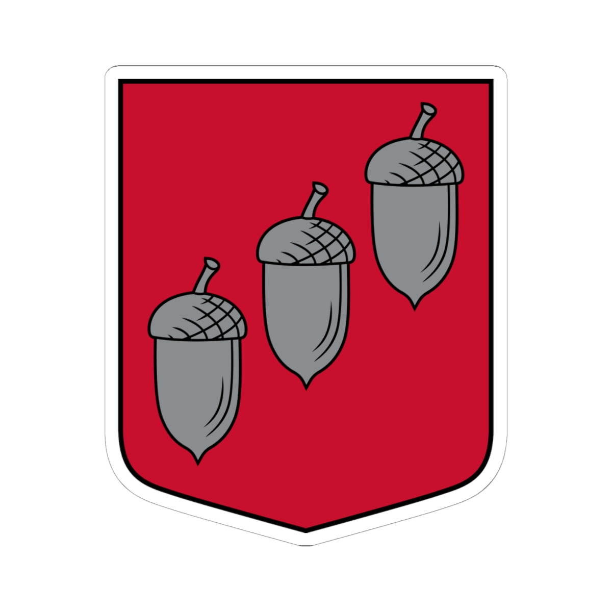 Barkavas pagasta ģerbonis (Latvia) (Coat of Arms) STICKER Vinyl Kiss-Cut Decal